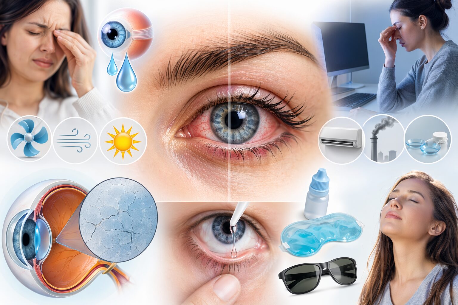 Ξηροφθαλμία: Αίτια, Συμπτώματα και Θεραπεία